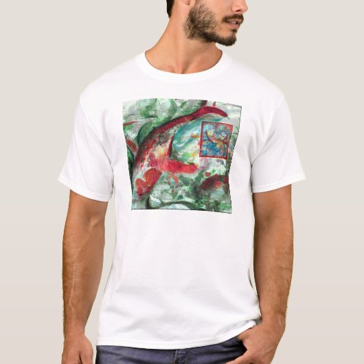 コイ鯉魚絵画ズ Tシャツ (正面)