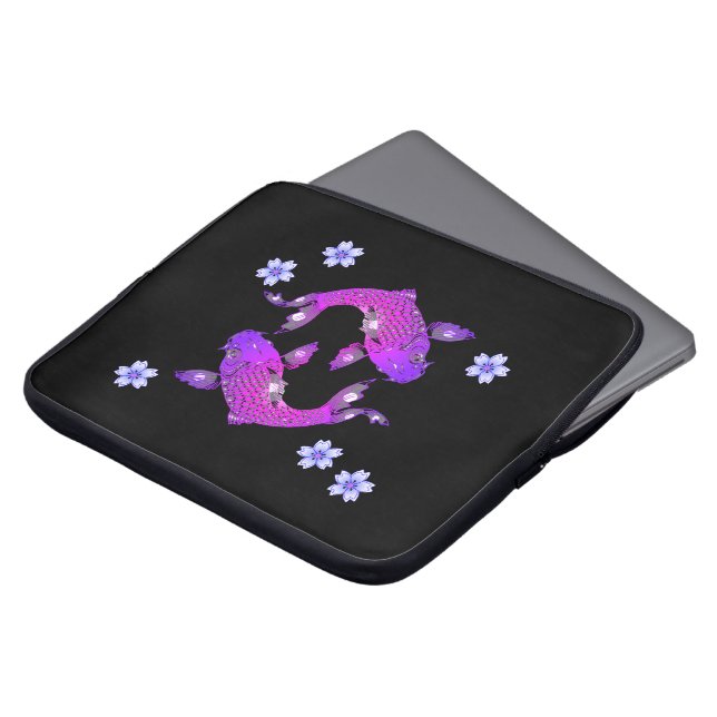 コイ鯉 ラップトップスリーブ (正面上部)