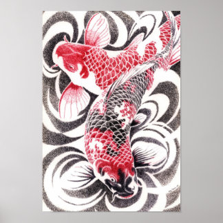 コイ02poster11by16 ポスター