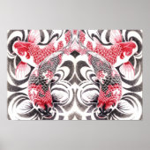 コイ02poster16.5by11鏡2 ポスター (正面)