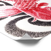 コイ02poster16.5by11b ポスター (角)