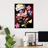 コイ1 – ポスター (ホームオフィス)