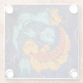 コイ ガラスコースター (裏面)