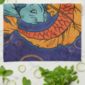 コイ キッチンタオル (折り畳み)