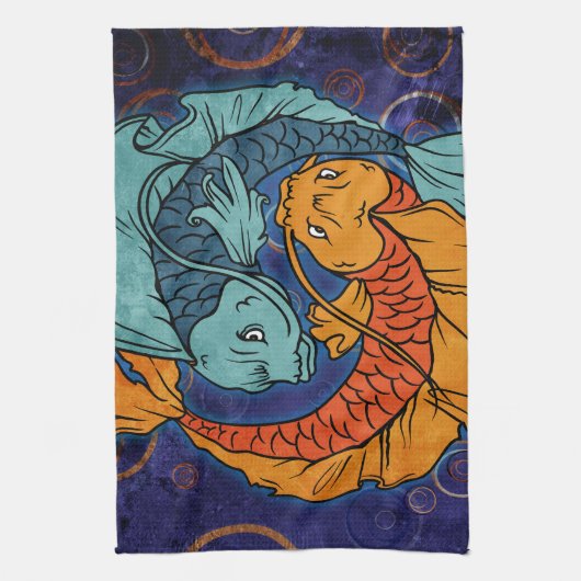 コイ キッチンタオル (縦)