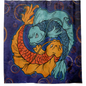 コイ シャワーカーテン (正面)