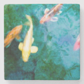 コイ ストーンコースター (正面)