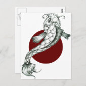 コイ ポストカード (正面/裏面)