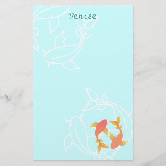 コイ 便箋 (正面)