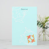 コイ 便箋 (スタンド正面)