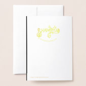 コイ 箔カード (裏面封筒付き)