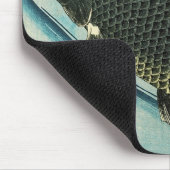 コイ（鯉） – 広重の魚日本のプリント マウスパッド (コーナー)