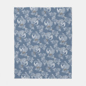 コイ（鯉）、Tattoo日本のデザイン フリースブランケット (正面)