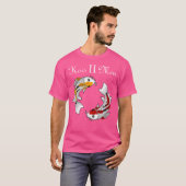 コイIIメンフィッシュコイ陰陽Rbグルーおもしろいプ Tシャツ (正面フル)