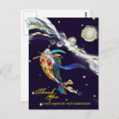 コイinユニバースファンタジーデザインサンキューハガキ ポストカード (正面/裏面)