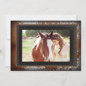 コウィドカントリーウエスタンカウボーイブライダルシャワー 招待状 (正面)