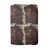 コウィドパッチワークプリント バスマット (正面縦)