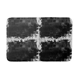 コウィドパッチワークプリント バスマット