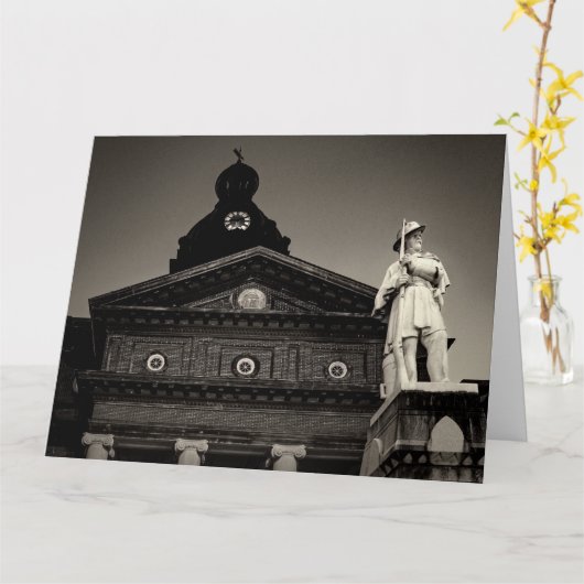 コウェタカウンティコートハウスジャンボグリーティングカード カード (黄色い花)