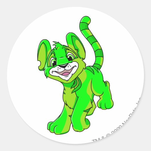 コウグラ白熱［赤熱］光を放つ ラウンドシール (正面)