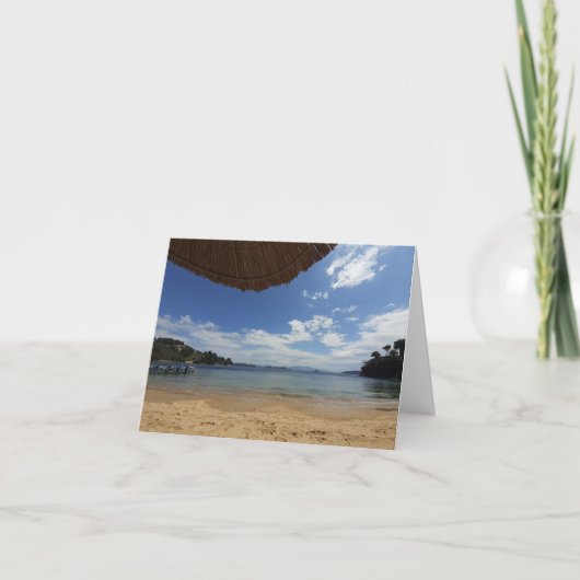 コウコナリービーチ、スキアトス。ブランク. カード (正面)