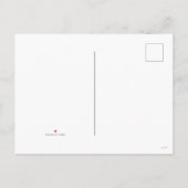 コウテイバット翼の犬 インビテーションポストカード (裏面)