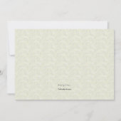 コウテイペンギンがやってくる！性別発表ベビーシャワー 招待状 (裏面)