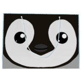 コウテイペンギンのひよこのギフトバッグ ラージペーパーバッグ (裏面)