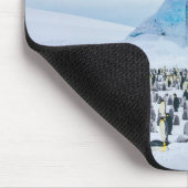 コウテイペンギンのコロニー マウスパッド (コーナー)