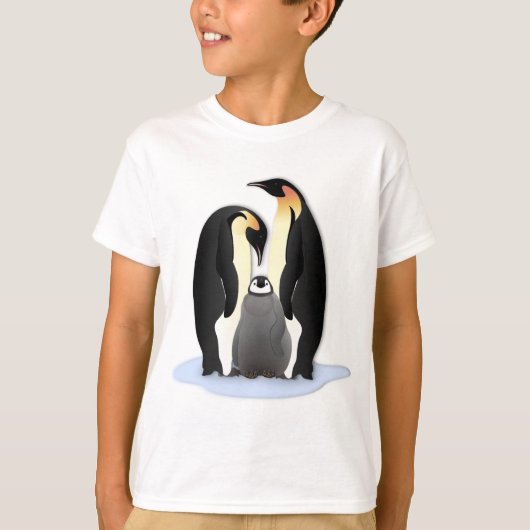 コウテイペンギンの巣作り Tシャツ (正面)