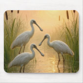 コウテイペンギンの湿地 マウスパッド (正面)