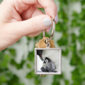 コウテイペンギン|の雪の丘の島 キーホルダー (手)