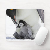 コウテイペンギン|の雪の丘の島 マウスパッド (マウス)