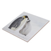 コウテイペンギン(コウテイペンギン属のforsteri)、ひよこ タイル (側面)