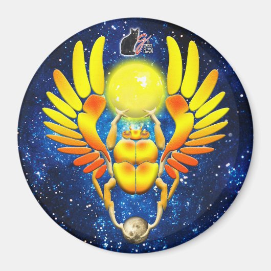 コウテイボタン マグネット (正面)