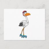 コウテンチョウのインラインスケーター ポストカード (正面)