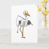 コウテンチョウの漁師としての釣り竿 カード (黄色い花)