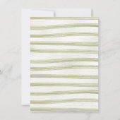 コウテンチョウの紋章ウォーターカラーベビーシャワー 招待状 (裏面)