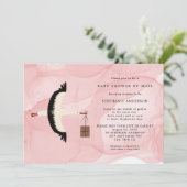 コウテンチョウ＋パッケージガール ベビーシャワー メール招待 招待状 (スタンド正面)