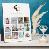 コウテンチョウ 赤ちゃんの最初の1年 写真 出生統計 フォトプラーク (側面)