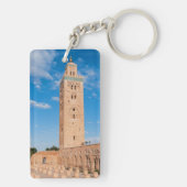 コウトゥビア・モスク - マラケシュ、モロッコ キーホルダー (裏面)