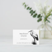 コウノトリがドゥラの名刺を呼ぶ 名刺 (スタンド正面)