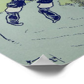 コウノトリとかかし ポスター (角)