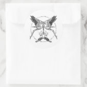 コウノトリとサティエ ラウンドシール (バッグ)