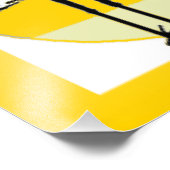 コウノトリとベビー束 フォトプリント            (角)