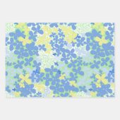 コウノトリと野生の花 ラッピングペーパーシート (正面2)