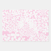 コウノトリと野生の花 ラッピングペーパーシート (正面3)