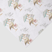 コウノトリのワイルドフラワーリボンベビーシャワー 薄葉紙 (詳細)