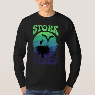 コウノトリの気分 コウノトリ サギ類 サギ 鳥類学者 2 Tシャツ