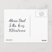 コウノトリ商品はがき ポストカード (裏面)